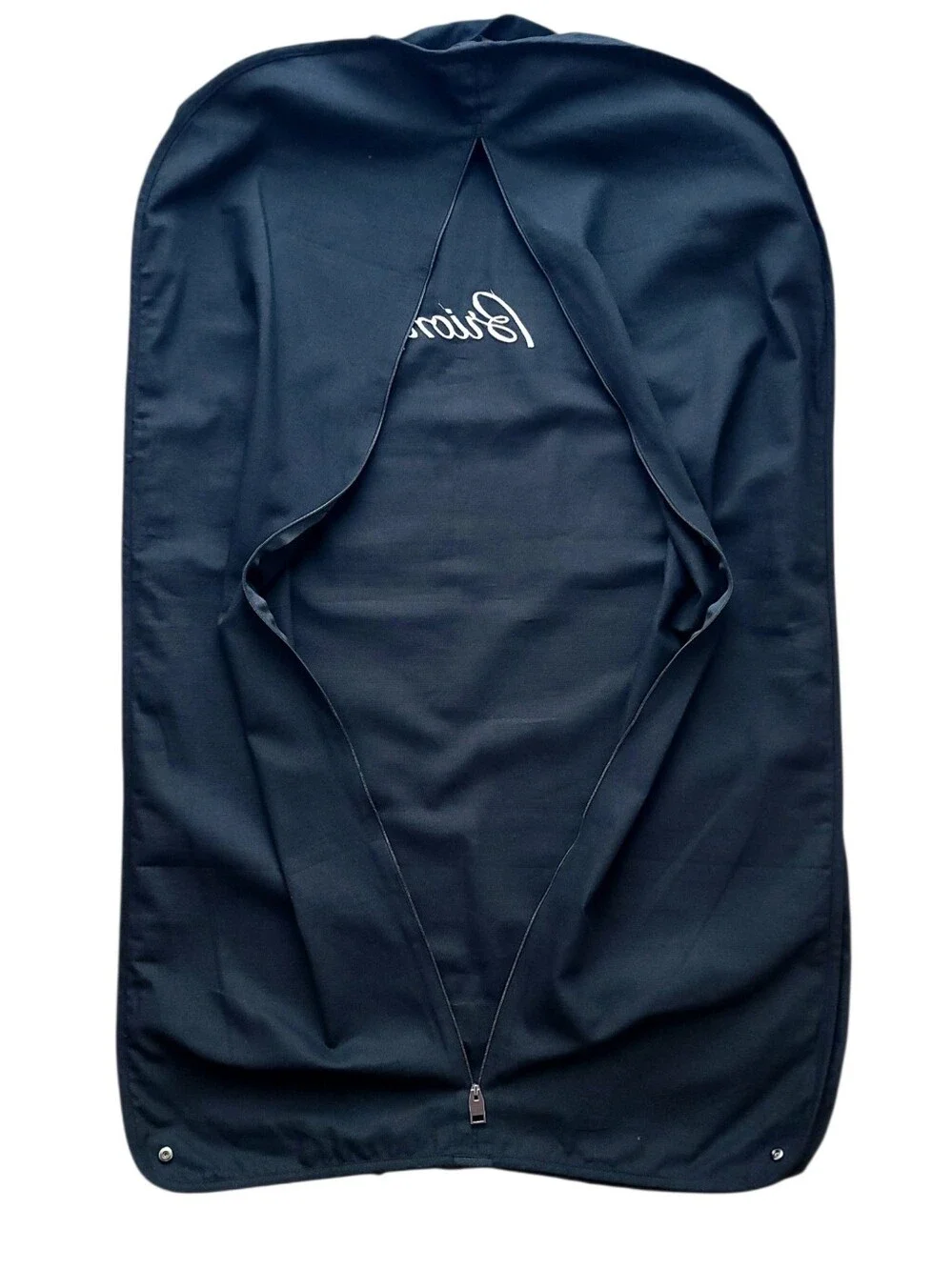 Brioni Garment Bag Black Fabric Folding Travel Suit Storage 42